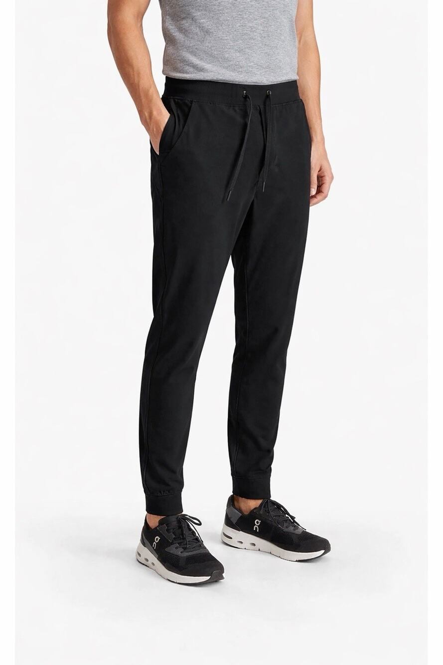 Birddogs Black Jogger Pants Lined Performance Commuter Office Travel‎ Mens Large